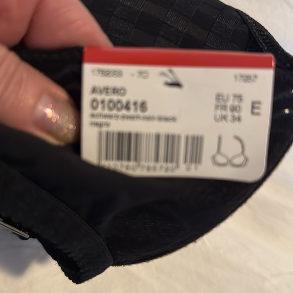 MARIE JO black bra New With Tags 34E - Picture 3 of 3